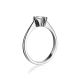 Solitaire Pear Cut Diamond Ring In White Gold, Ring Size: 8 / 18, image , picture 3