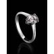 Solitaire Pear Cut Diamond Ring In White Gold, Ring Size: 8 / 18, image , picture 2