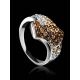 Sterling Silver Ring With Multicolor Crystals The Eclat, Ring Size: 6.5 / 17, image , picture 2