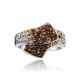 Sterling Silver Ring With Multicolor Crystals The Eclat, Ring Size: 6 / 16.5, image , picture 3