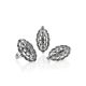 Sterling Silver Earrings With Marcasites The Lace, image , picture 4