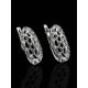 Sterling Silver Earrings With Marcasites The Lace, image , picture 2
