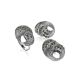 Silver Latch Back Earrings With Marcasites The Lace, image , picture 4