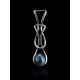Sterling Silver Pendant With Night Blue Cultured Pearl The Serene, image , picture 2