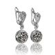 Sterling Silver Dangle Earrings With Marcasites The Lace, image 