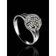 Sterling Silver Marcasite Ring The Lace, Ring Size: 6.5 / 17, image , picture 2