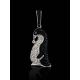 Crystal Penguin Pendant In Sterling Silver The Jungle, image , picture 2