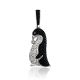 Crystal Penguin Pendant In Sterling Silver The Jungle, image 