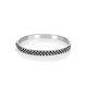Silver Hinged Bracelet With Black And White Crystals The Eclat, image , picture 3