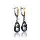 Crystal Dangles in Gold Plated Silver The Fame, image , picture 3