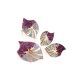 Gold-Plated Earrings With Pink And White Crystals The Jungle, image , picture 4