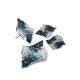 Bold Blue Crystal Earrings In Sterling Silver The Eclat, image , picture 4