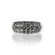 Sterling Silver Band Ring With Marcasites The Lace, Ring Size: 10 / 20, image , picture 3