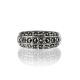 Sterling Silver Band Ring With Marcasites The Lace, Ring Size: 5.5 / 16, image , picture 3