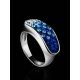 Two Toned Crystal Ring The Eclat, Ring Size: 9.5 / 19.5, image , picture 2