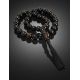 33 Black Amber Islamic Prayer Beads With Tassel, image , picture 2