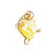 Handcrafted Amber Golden Ring The Rialto, Ring Size: Adjustable, image , picture 3