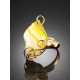Handcrafted Amber Golden Ring The Rialto, Ring Size: Adjustable, image , picture 2