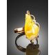 White Amber Golden Cocktail Ring The Rialto, Ring Size: Adjustable, image , picture 2
