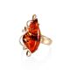 Handcrafted Golden Amber Cocktail Ring The Rialto, Ring Size: Adjustable, image , picture 3