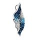 Sterling Silver Pendant With Blue And White Crystals The Eclat, image , picture 4