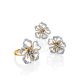 White Gold Floral Ring With Diamonds, Ring Size: 6.5 / 17, image , picture 4