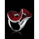 Red Crystal Cocktail Ring The Eclat, Ring Size: 7 / 17.5, image , picture 2