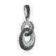 Black And White Crystal Pendant The Eclat, image , picture 4