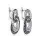 Crystal Encrusted Earrings In Sterling Silver The Eclat, image , picture 4