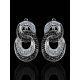 Crystal Encrusted Earrings In Sterling Silver The Eclat, image , picture 2