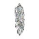 Silver Floral Pendant With Chameleon Colored Crystals The Eclat, image , picture 4