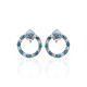 Blue And White Crystal Studs The Aurora, image , picture 4