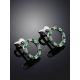 Two Toned Crystal Studs In Sterling Silver The Aurora, image , picture 2