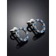 Blue And White Crystal Studs The Aurora, image , picture 2