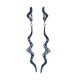Sterling Silver Dangle Earrings With Blue Crystals The Jungle, image 