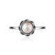 Cute Silver Ring With Mauve Colored Cultured Pearl The Serene, Ring Size: 9.5 / 19.5, image , picture 3