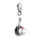 Cute Silver Pendant With Mauve Colored Cultured Pearl The Serene Collection, image , picture 3