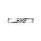 White Gold Ring With Solitaire Diamond, Ring Size: 6.5 / 17, image , picture 3