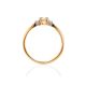 Yellow Gold Ring With Diamonds, Ring Size: 7 / 17.5, image , picture 3