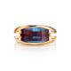 Golden Ring With Alexandrite Centerpiece, Ring Size: 7 / 17.5, image , picture 3