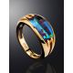 Golden Ring With Alexandrite Centerpiece, Ring Size: 7 / 17.5, image , picture 2