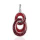 Red Crystal Encrusted Pendant The Eclat, image 