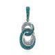 Green And White Crystal Pendant The Eclat, image 