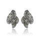 Refined Silver Earrings With Marcasites The Lace, image , picture 3