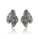 Refined Silver Earrings With Marcasites The Lace, image , picture 3