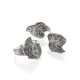 Refined Silver Earrings With Marcasites The Lace, image , picture 4