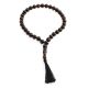 33 Black Amber Islamic Prayer Beads With Tassel, image 