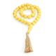 33 Honey Amber Muslim Prayer Beads With Tassel, image 