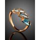 Topaz Golden Ring The Bay, Ring Size: 6.5 / 17, image , picture 2
