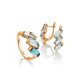 Topaz Golden Earrings The Bay, image , picture 4